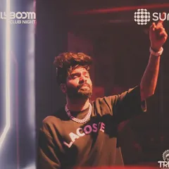 Lost in the moment during a Bollyboom Club Night. Performing on big stages like this is the ultimate test for my tracks, ensuring they deliver the energy a massive crowd expects.