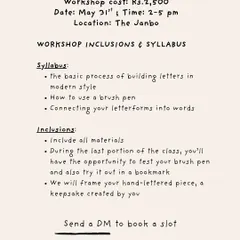 Letters, but make it art. Join our Calligraphy Workshop, where every stroke feels like meditation and your handwriting becomes the main character.