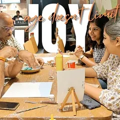 "Age doesn't limit joy." We had fathers in their 70s join our Father's Day workshop, proving it's never too late to try something new and create beautiful memories.