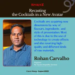 I was honored to be featured in a cover story for Spiritz Magazine, where I shared my thoughts on how technology and quality ingredients are reshaping the world of cocktails.
