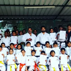 Progression is a core part of the martial arts journey. Here, our students proudly display their certificates after a successful belt grading, marking their advancement and commitment to Kenyu Ryu Karate.