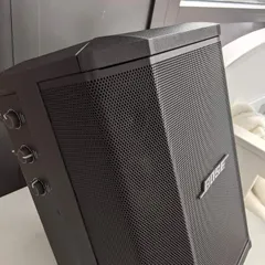 Here is a closer look at the Bose S1 Pro. It features an onboard 3-channel mixer, allowing you to connect a microphone or instrument alongside a wireless Bluetooth source, making it an all-in-one sound system.