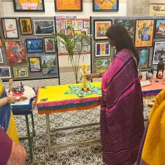 I had the honor of inaugurating an art exhibition at AECS Magnolia Maruti Public School. It's a joy to support and encourage the next generation of artists.