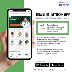 Ready to begin your healing journey? You can download our app to book authentic Kerala Ayurvedic treatments, schedule a doctor consultation, and access our full range of therapies for elderly care, stroke care, and postnatal care from the comfort of your home.