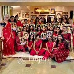 What a joy it is to be surrounded by such a talented and wonderful group of women. This is a picture from one of our workshops, and I am so proud of every single student and the beautiful art they have created.