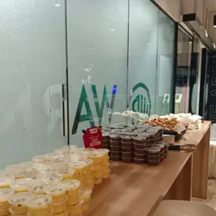 Another angle of our snack and dessert bar, showcasing the variety of treats we can provide for your corporate events and office parties.