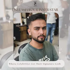 Unleash your inner star. This graphic highlights the celebrity-level styling I provide, featuring YouTuber and Bigg Boss winner Elvish Yadav.
