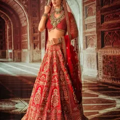 Bridal photography is about capturing timeless grace. In my workshops, we explore how to use lighting and projected backdrops to create regal, intricate portraits like this, ensuring every detail of the attire and the moment is preserved beautifully.
