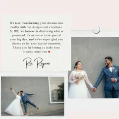 A closer look at Harpreet and her husband on their special day. Creating her custom white wedding gown was a joy, and seeing their happiness is my biggest reward.