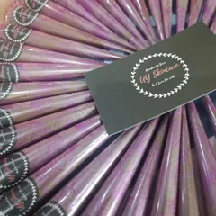 My fresh, organic henna cones, all rolled and sealed by hand. I make these in small batches to ensure they are always fresh when they get to you. The beautiful purple packaging makes them a lovely gift too.