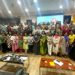 A group photograph with the dedicated teachers and staff of Mount Olympus School after a workshop on the POSH Act. Ensuring that educational institutions are also safe workplaces is a critical aspect of my work.
