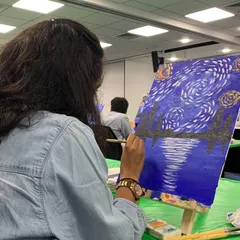 Throwback to when LinkedIn's Bangalore office turned into a mini art studio. We brought the brushes, they brought the good vibes, and together we made some seriously fun memories.