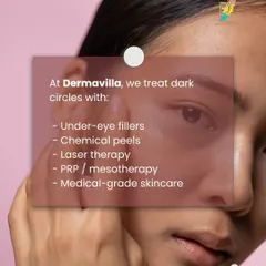 At my clinic, I offer a range of effective treatments for dark circles. Depending on your specific need, we can use under-eye fillers, chemical peels, laser therapy, or medical-grade skincare to achieve visible results.