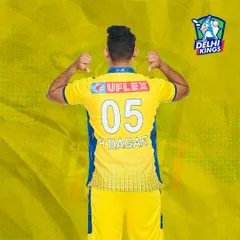 Proudly wearing the number 05 for the Central Delhi Kings. I carry the same passion onto the field as I do during my coaching sessions.