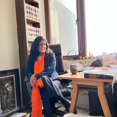 This is my sanctuary, surrounded by mounds of files and sipping on chai. It's in these quiet moments of preparation that cases are often won.