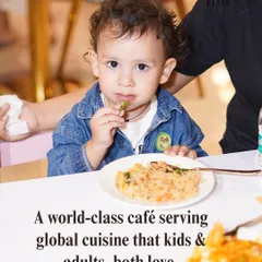 We are a world-class cafe serving global cuisine that kids and adults both love. Even our youngest guests appreciate our delicious and thoughtfully prepared meals.