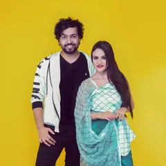 On set with Splitsvilla star Aahna Sharma. It's always fun to collaborate and create unique looks together.