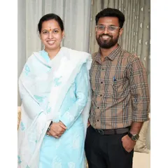 Posing with Honorable State Minister Aditi Tatkare during her visit to our completed project. It was a pleasure to walk her through the design and details of the home.