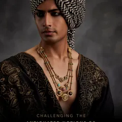 The Azra Multi-Strand Necklace, designed for the man who defies antiquated notions of masculinity. This opulent neckpiece features a harmonious arrangement of over eight semi-precious stones.
