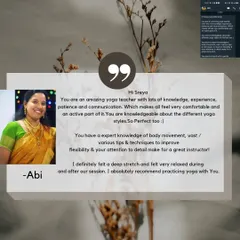 Thank you, Abi, for your kind words. I'm thrilled you felt the benefits of the practice and appreciated the detailed guidance on different yoga styles and body movement.