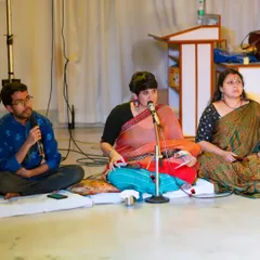 Our exploration of music goes beyond the traditional classroom. Here, our senior members are presenting an experimental piece for a creative retreat. This showcases our commitment to artistic growth and collaboration, offering a path for every student to evolve as an artist.