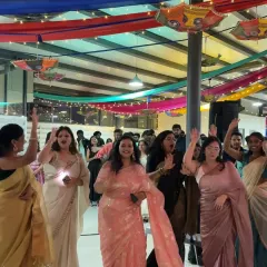 The dance floor was full of energy at the Vyapar Diwali bash. I excel at creating a party atmosphere where everyone feels comfortable letting loose and celebrating together.