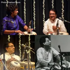 A collage celebrating my Guru, my father Pt. Sunil Banerjee. From watching him as a child to sharing the stage with him, my journey in music is all thanks to his guidance.