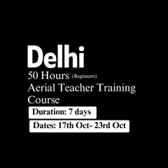 Join our 50-hour beginner certification in Delhi. In just 7 days, you will learn all the fundamental skills needed to start teaching aerial yoga with confidence.
