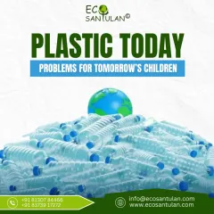 The plastic we use today creates problems for tomorrow's children. This image is a stark reminder of our responsibility to protect their future by saying no to single-use plastics.