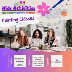 My painting classes are a great activity for moms to enjoy with their kids or friends. I offer flexible options, including weekly classes, one-time sessions for playdates, birthday parties, or even private one-on-one instruction at the studio.