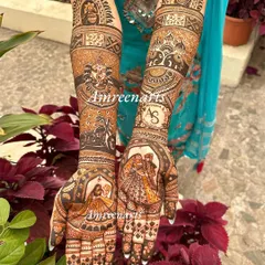 Let's tell your unique story. This design incorporates the couple's varmala moment, their initials, and even a passion for motorcycles, all woven into traditional patterns.