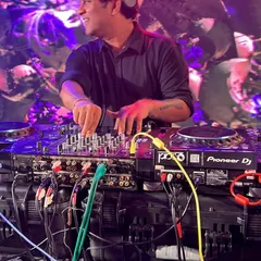 Another look at my setup, showing the complexity of the connections. My professional gear ensures reliability and perfect sound, so the music never stops.