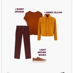 Are you a guy who always pairs his wine or maroon trousers with a white shirt? Let me show you ten other colors you can pair them with. This series of images provides easy-to-save outfit ideas, from casual looks with denim to smart combinations with cinnamon brown.