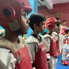 The look of determination on my young students' faces. They are learning the importance of focus and discipline.