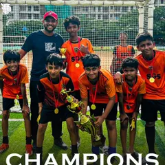 Pure joy and pride. Our Under 13 champions celebrating a well deserved tournament win.