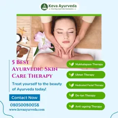 We offer a range of the best Ayurvedic skincare therapies to help you achieve radiant skin. Our services include Mukhalepam Therapy for clarity, Ubtan Therapy for exfoliation, and specialized Medicated Facials to treat your specific skin type.