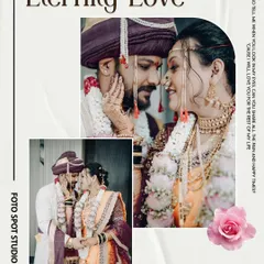 A collage celebrating the 'reshimgaathi' or sacred knot. These images showcase the couple's loving glances and traditional Maharashtrian wedding attire, telling a story of eternal love.