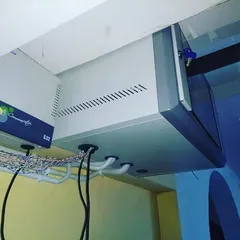 This is the final result: a professionally installed and organized surveillance system rack. All the equipment is secure, and the wiring is tidy, ensuring your system runs smoothly.