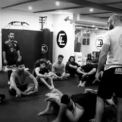 A coach leading the class. We believe Jiu-Jitsu is for everyone, and our instruction reflects that philosophy.