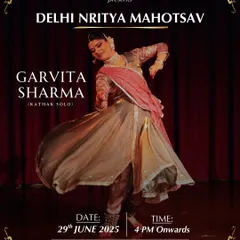 I was humbled to present a solo performance at the Delhi Nritya Mahotsav. Performing in my home city of Delhi always feels special, and I am grateful for the warmth and love I receive from the audience here.