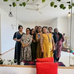 A happy mirror selfie of our students. The synergy of coming together for weekend classes is infectious and builds a beautiful journey for all of us.