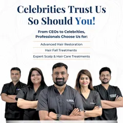 From CEOs to celebrities, professionals choose us for their hair care needs. Our team of expert doctors is dedicated to providing advanced hair restoration and scalp treatments. Confidence starts here, with a team you can trust.