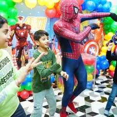 Time to dance with Spider-Man! Our mascots don't just pose for photos, they interact, play, and dance with the kids, making the experience truly special.