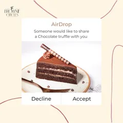 Who wouldn't accept a slice of my Chocolate Truffle pastry? It's the perfect balance of moist cake and rich, decadent truffle filling.