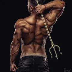 A powerful back shot. Building a dominant physique requires attention to every muscle group.