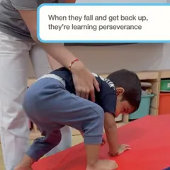 When a child falls and gets right back up to try again, they are learning perseverance. We create a safe space for them to try, fail, and succeed.