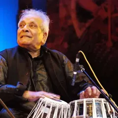A portrait of my guru, the great Ustad Niazu Khan ji. He was a true performer of the Ajrada school of tabla, and his legacy continues to move forward successfully through his disciples. We remember him with the deepest respect.