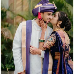 A sweet, spontaneous kiss from the bride. These are the candid, heartfelt moments that I love to capture during a traditional wedding.