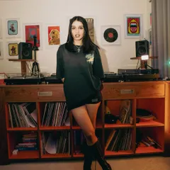 A full view of my home setup. Having my turntables, mixer, and vinyl collection all in one place is essential for my creative workflow. This is where I prepare my DJ sets and produce music.