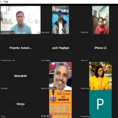 A screenshot from a free online Medical Yoga workshop I conducted for yoga teachers, sharing knowledge on therapeutic applications of yoga.
